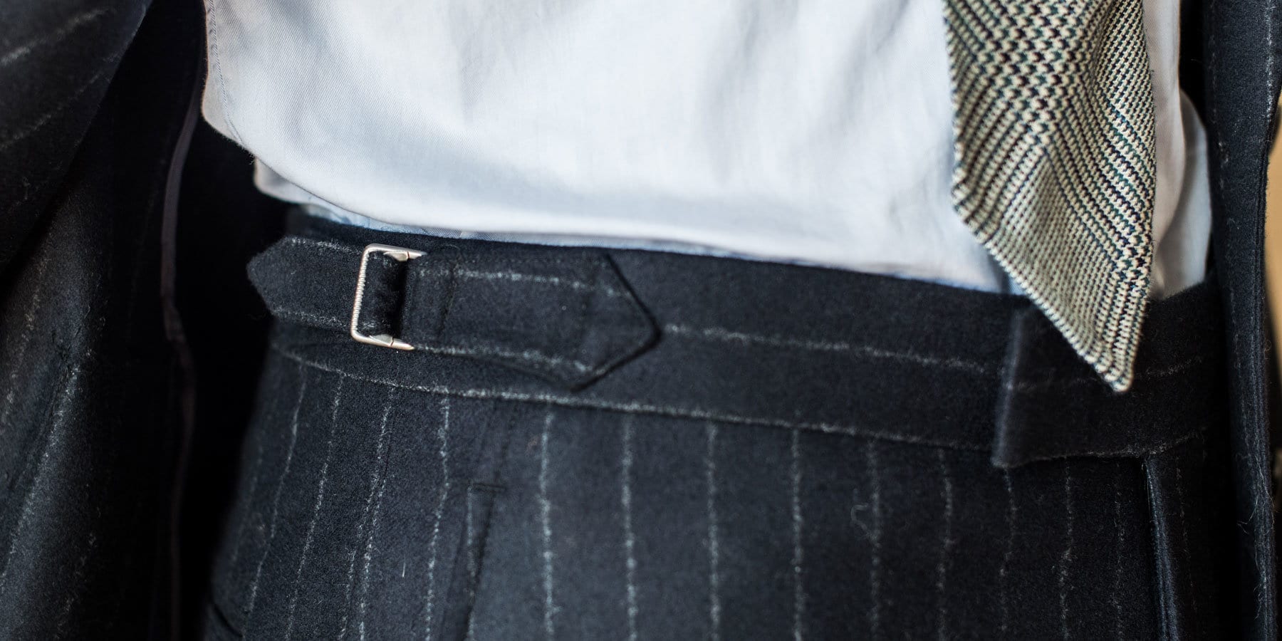 Wide Belt Loop Trouser — Black – La Garçonne